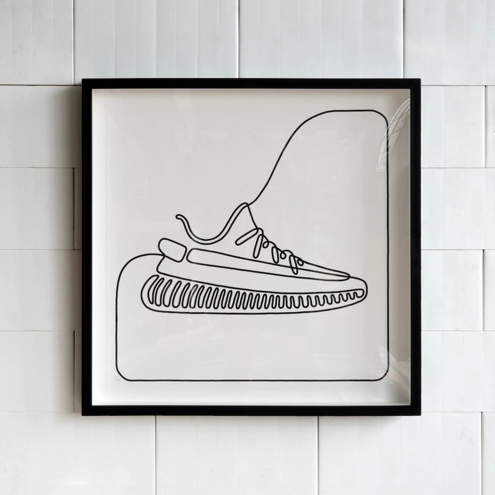 Limited Edition Yeezy Sneaker Art (9/100)